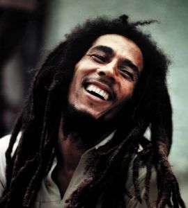 Portrait of Bob Marley concept